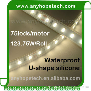 Hot promotion SMD5730 75ledm 24.75W per Meter ce rohs flexible led strip